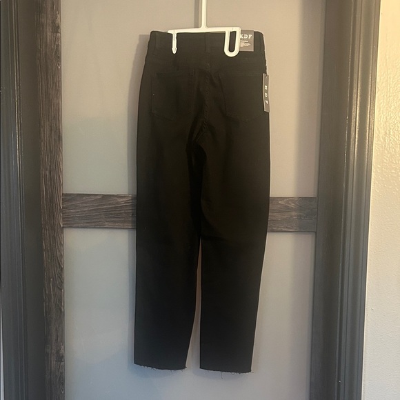 KDF Black Denim Pants Size 4 - Picture 2 of 8